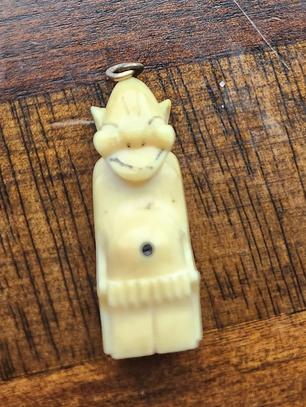 Vintage Hand Carved Billiken Pendant